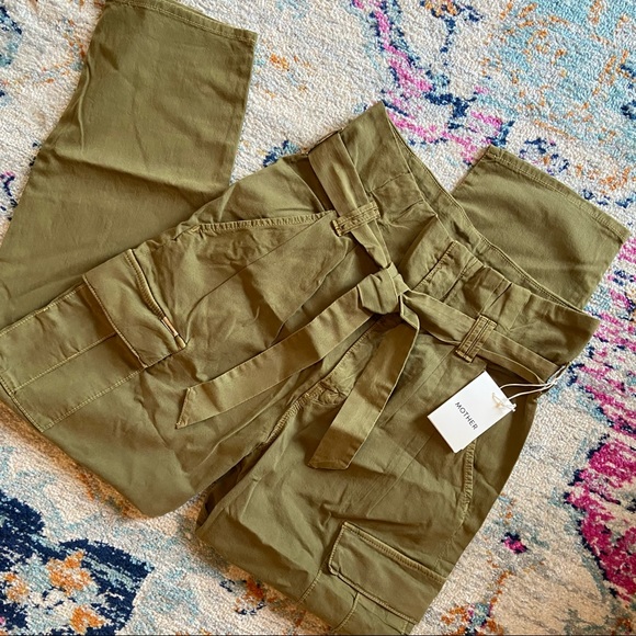 NEW! MOTHER Greaser Paperbag Cargo Pants - Picture 9 of 10